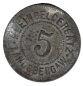 Preview: Landsberg Warthe Gorzów Wielkopolski Small change replacement 5 Pfennig emergency money