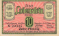 Preview: 07356 Bad Lobenstein Notgeldschein 1921