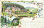 Preview: 09575 Lößnitzthal Restaurant stop, lithograph, c. 1899
