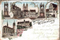 Preview: 06886 Wittenberg Lutherstadt Litho Bahnpost Magdeburg.Zerbst Zug 407 o 1898