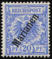 Preview: Marianen Deutsche Post Michel 4 II * ungebraucht Krone Adler 