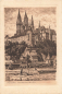 Preview: 01662 Meissen Elbe Albrechtsburg artist card Paul Jander * 1928