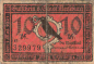 Preview: Merseburg emergency money note, circa 1920