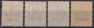 Preview: Militärverwaltung in Rumänien 1917 Michel 4-7 ** postfrisch Germania deutsche Besetzung 1.WK