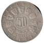 Preview: Österreich 50 Schilling 1963 600 Jahre Tirol Silbermünze