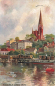 Preview: Flensburg St. Jürgen Kirche Künstlerkarte Tucks Oilette o 1910