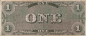 Preview: Original 1 Dollar Konföderierte Staaten 1864 Banknote T-71 Bürgerkrieg