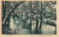 Preview: Pankow Niederschönhausen, Berlin, on the Panke river – vintage postcard, c. 1926