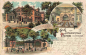 Preview: Penig Sachsen Schützenhaus Inhaber Ernst Lesch Litho o 1909