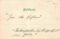 Preview: Plauen Vogtland Studentica Litho Bruno Bürger 367 gebraucht 1897