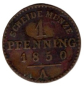 Preview: Preussen 1 Pfennig 1850 A Friedrich Wilhelm VI