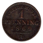 Preview: Prussia 1 Pfennig 1869 A Wilhelm I.