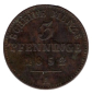 Preview: Prussia 3 Pfennig 1852 A Friedrich Wilhelm VI.