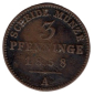 Preview: Prussia 3 Pfennig 1858 A Friedrich Wilhelm VI. 
