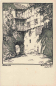 Preview: Quedlinburg Schloss unteres Tor Künstlerkarte * 1920