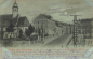 Preview: 01734 Rabenau Sachsen Marktplatz mit Kirche Mondscheinkarte o 1902