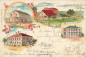 Preview: 01454 Ullersdorf Radeberg Gasthof Backerei Schule Litho  o 1900