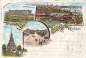 Preview: Riesa Elbe Kaserne Litho o 1901