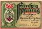 Preview: 07580 Ronneburg Thüringen Notgeldschein 1921