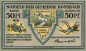 Preview: 06242 Roßbach Braunsbedra 50-Pfennig emergency money note, circa 1921