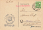 Preview: SBZ Michel 185 single franking on local map authority post o Dresden A24 August 20, 1948