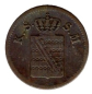 Preview: Sachsen Königreich 1 Pfennig 1854 F Johann