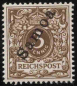 Preview: Samoa Deutsche Post Michel 1 ungebraucht Krone Adler