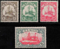 Preview: Samoa Deutsche Post Michel 20-23 A * ungebraucht Kaiseryacht
