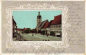 Preview: Sangerhausen Market Square, Art Nouveau picture postcard, c. 1901