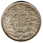 Preview: Schweiz 1 Franken 1940 Helvetia