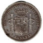Preview: Spain 5 Pesetas 1871 Amadeao I