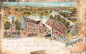 Preview: Uichteritz Weissenfels Gruss aus dem Deutschen Haus Litho o 1903