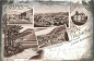 Preview: Loitsch Weida Thüringen Naturheilbad Litho Bahnpost Weida-Mehltheuer Zug 2243 o 1906