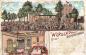 Preview: Werder Havel Restaurant Bismarckshöhe Litho alte Ansichtskarte o 1906