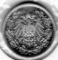 Preview: 1/2 Mark 1909 A Deutsches Kaiserreich Silbermünze