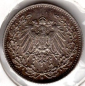 Preview: 1/2 Mark 1913 D German Empire Silver Coin