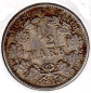 Preview: 1/2 Mark 1913 G German Empire Silver Coin