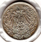 Preview: 1/2 Mark 1914 D German Empire Silver Coin