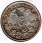 Preview: 1/2 Mark 1917 E German Empire Silver Coin