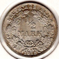 Preview: 1/2 Mark 1918 D German Empire Silver Coin
