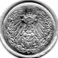 Preview: 1/2 Mark 1919 D ​​German Empire Silver Coin
