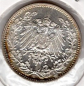 Preview: 1/2 Mark 1919 E ​​German Empire Silver Coin
