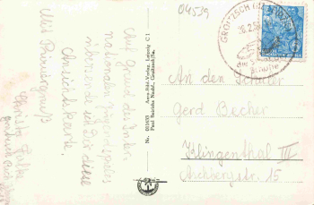 04539 Groitzsch Sachsen Rathaus o 1955