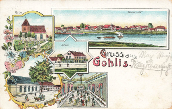 01619 Gohlis Zeithain Inn School Litho o Training Ground 1911