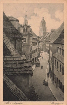 01662 Alt Meissen Burggasse * um 1920