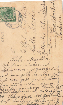 01723 Mohorn Wilsdruff Kirche und Schule o 1913