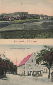01737 Hintergersdorf Kurort Hartha Tharandt Commercial building Hermann Raensch * around 1920