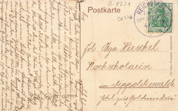 01744 Reichstaedt Dippoldiswalde unter den gruenen Linden o 1914