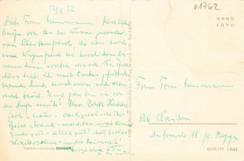 01762 Hartmannsdorf Reichenau Erzgebirge gebraucht 1963