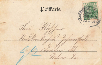 01762 Sadisdorf Bahnpoststempel Hainsberg-Kipsdorf Zug 2003 o 1902